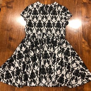 Girls dress. Black and grey Size 10.